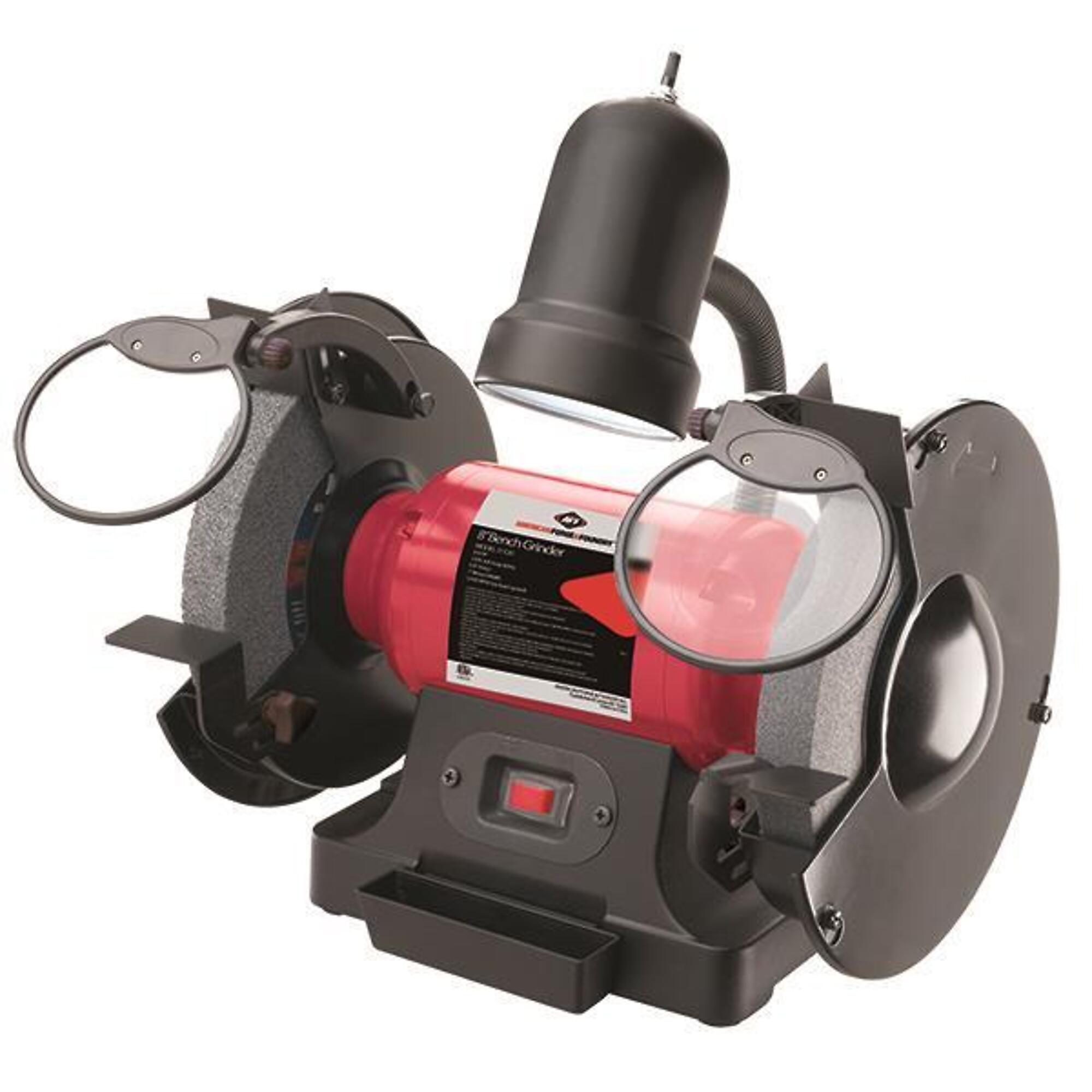 American Forge & Foundry Bench Grinder — 8in. Wheel, 5/8in. Arbor, 1in. Wheel Width, Model# 31520